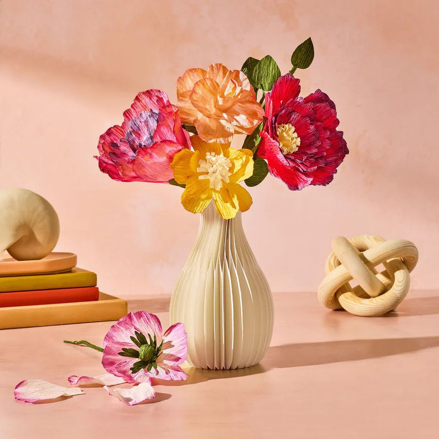 Paper Flower Bouquet Kit - Meditative Craft Kits