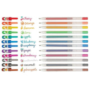 Yummy Yummy Scented Glitter Gel Pens 2.0 - Set of 12