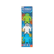 Astronaut Erasers - Set of 3