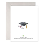Book Stack Graduation Card