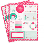 Merry Motif Gift Labels