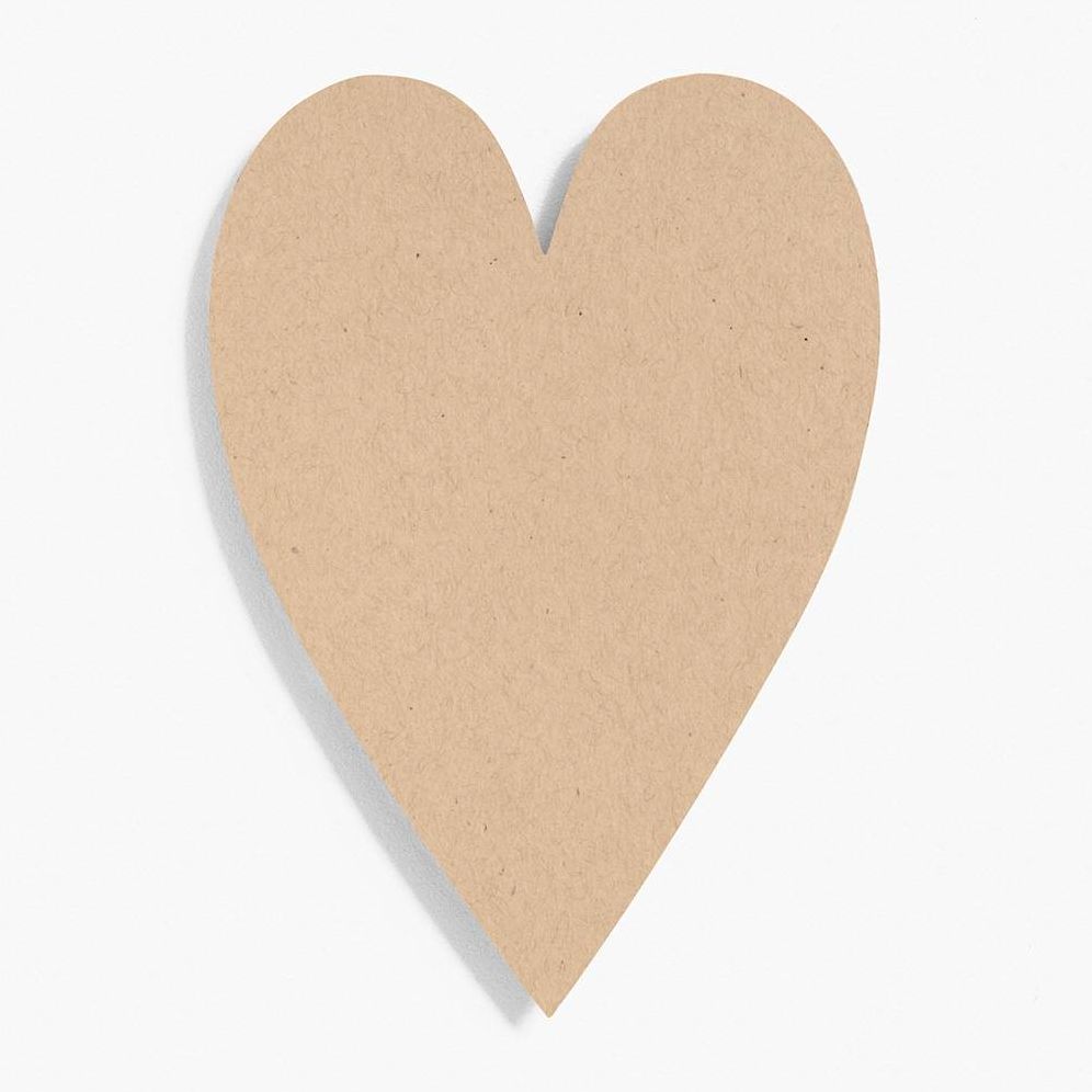 Paper Bag 4 Bar Heart Shaped Cards