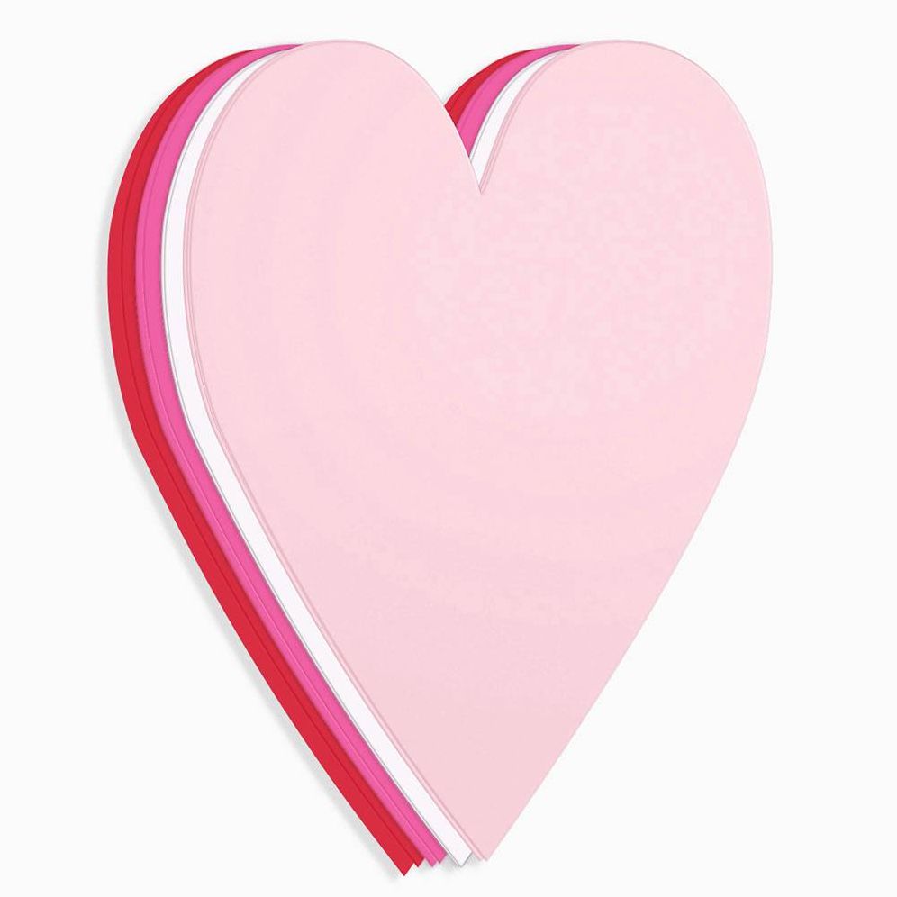 Assorted A7 Heart Shaped Cards