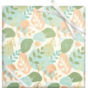 Neutral Greenery Stone Wrapping Paper