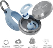 CURVD - Everday Earplugs - Light Blue