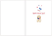America The Beautiful Fourth Of July Card