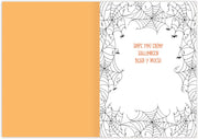 Teddy Ghost Halloween Card