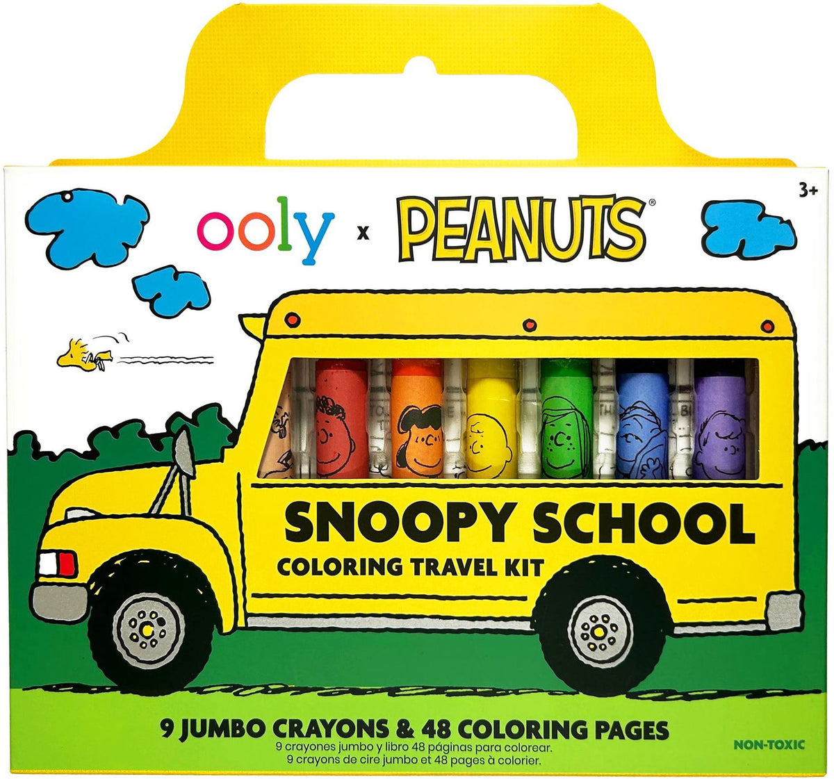 Peanuts Snoopy School Coloring Travel Kit