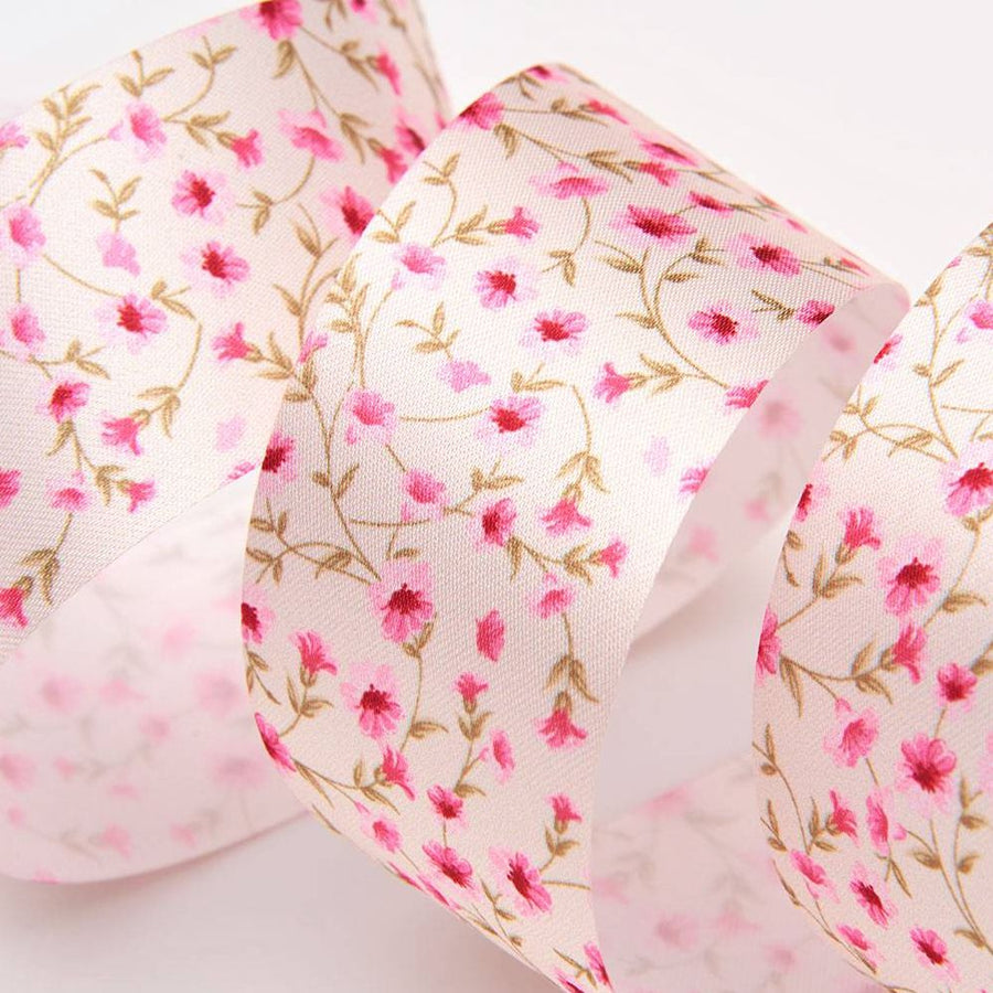 Ditsy Floral Ribbon 1.5" 10 YD