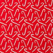 Candy Cane Red Foil Stone Wrapping Paper