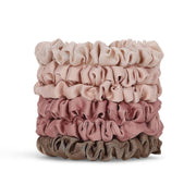 Petite Terracotta Satin Scrunchies