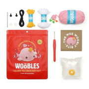 Bjørn the Narwhal Pink Learn to Crochet Kit