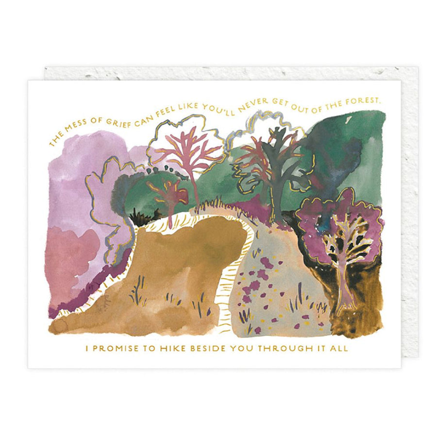 Beside You Sympathy Card