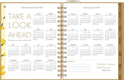 2026-2027 Seedlings Lemons 17 Month Hardcover Weekly/Monthly Planner