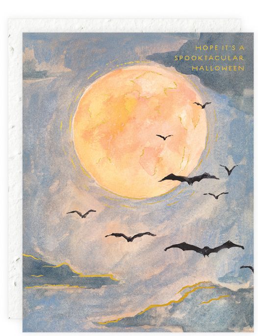 Spooktacular Bats Halloween Card