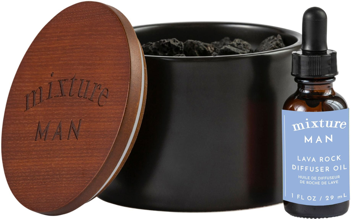 Lava Rock Diffuser Black - No 69 Invincible Scent