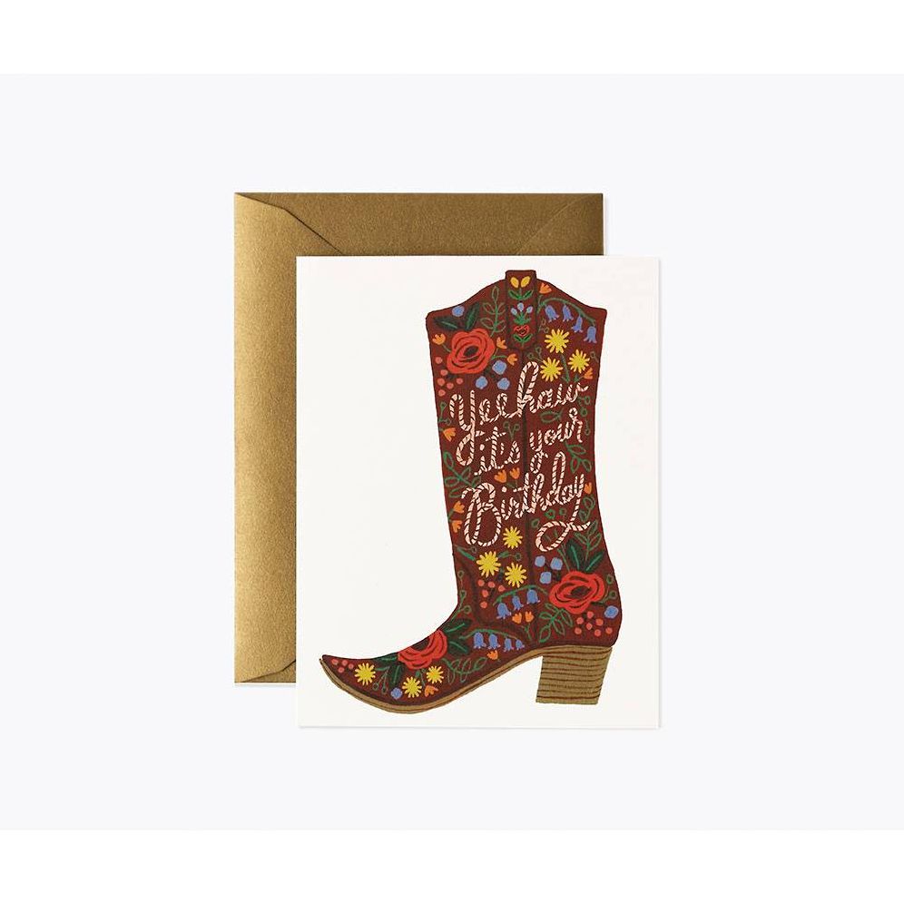 Yeehaw Birthday Card