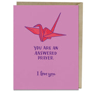 Answered Prayer Love Card