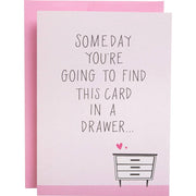 Card in a Drawer Valentine Card