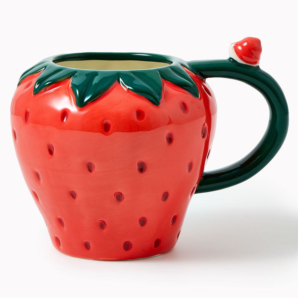 Novelty Ceramic Mug, Strawberry