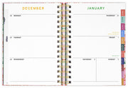 2026-2027 Bando 17 Month Medium Planner, Pink Tile Floral