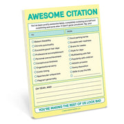 Awesome Citation Pad Knock Knock Nifty Notes