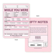 While You Were Pad Knock Knock Nifty Notes