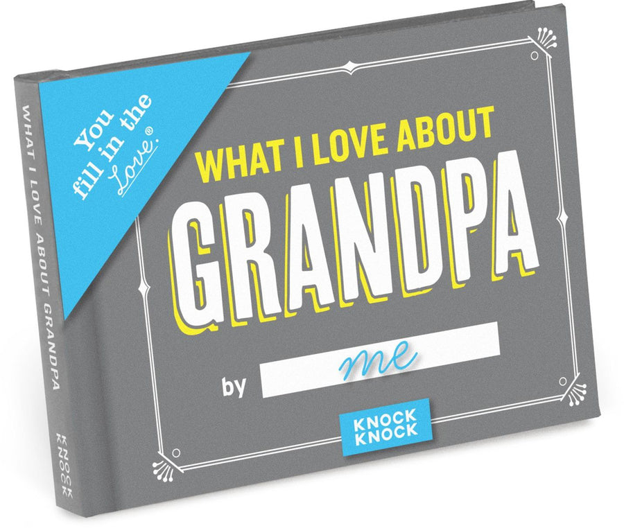 What I Love About Grandpa Book
