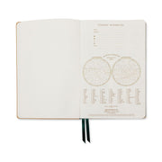 2026-2027 Monotone Bouquet Leatherette Weekly Desk Planner