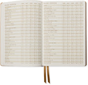 2026-2027 Celestial Birds Leatherette Weekly Desk Planner
