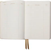 2026-2027 Celestial Birds Leatherette Weekly Desk Planner