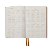 2026-2027 Celestial Birds Leatherette Weekly Desk Planner