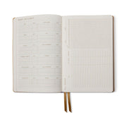 2026-2027 Celestial Birds Leatherette Weekly Desk Planner