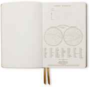 2026-2027 Celestial Birds Leatherette Weekly Desk Planner