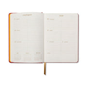 2026-2027 Embroidered Lucky Cat Weekly Desk Planner