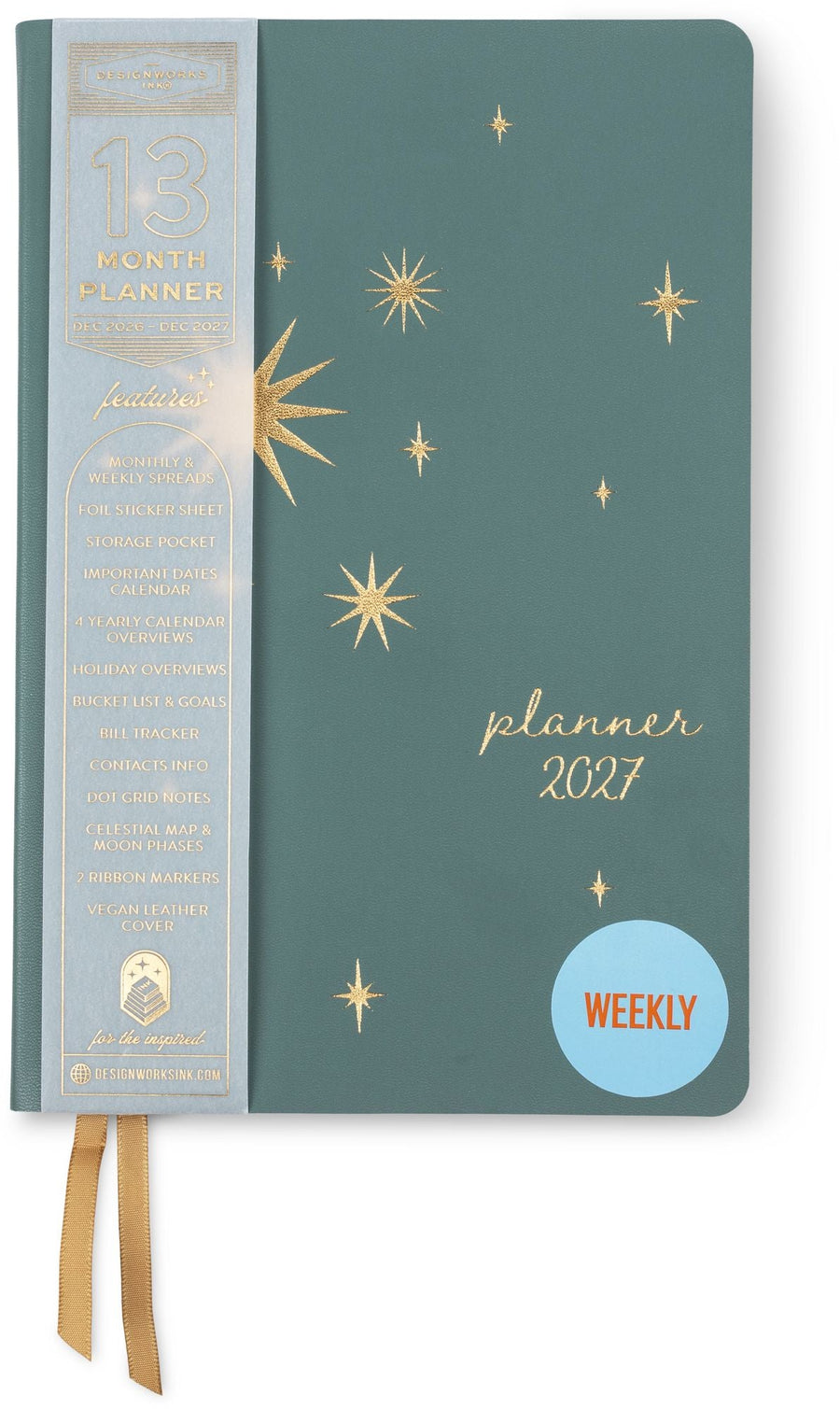 2027 Starbursts Weekly Desk Planner