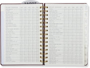 2027 Standard Issue Maroon Weekly Desk Planner