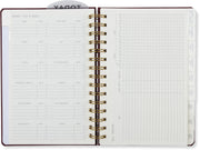 2027 Standard Issue Maroon Weekly Desk Planner