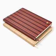 Choc Stripe Paper Wasp LG Lined Journal