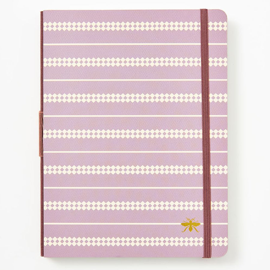 Wisteria Dots Paper Wasp LG Lined Journal