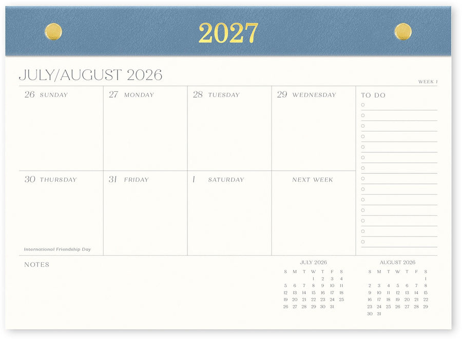 2026-2027 Paper Source Chicago Ave 17-Month Desk Pad