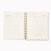 2027 Paper Source Orchid Stamps Die-Cut 12M Planner