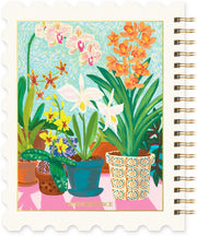 2027 Paper Source Orchid Stamps Die-Cut 12M Planner