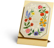 2027 Birth Month Brass Easel Desk Calendar