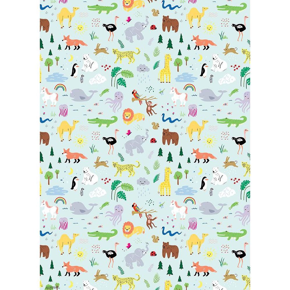 Jungle Animals Wrapping Paper