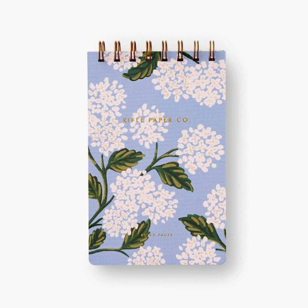 Hydrangea Spiral Notepad