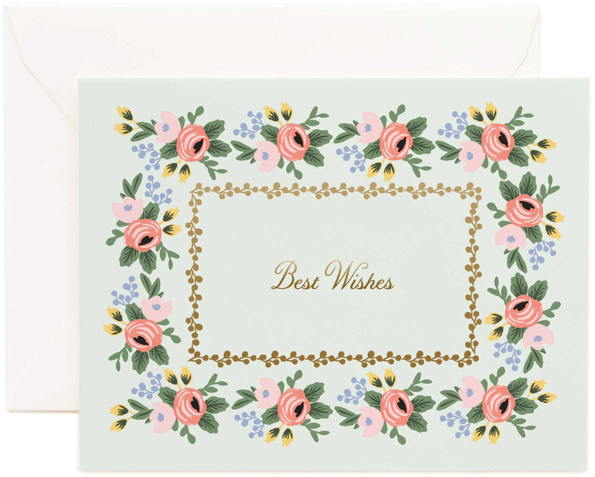 Best Wishes Congratulations Card