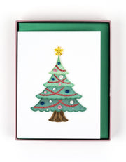 Quilling Christmas Tree Assorted Boxed Set of 6