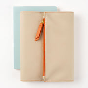 Paper Source A5 Journal Cover Clutch - Beige/Orange