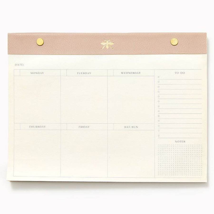 Sand Grid Paper Wasp Desk Pad
